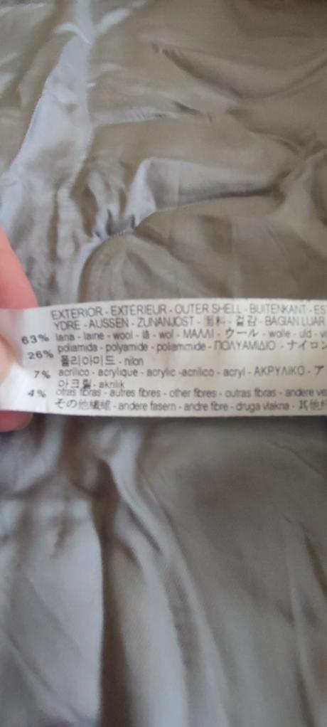 Vlneny kabat, zara,140