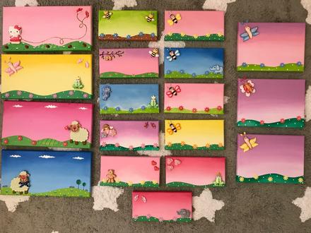 Menovky na dvere detskej izby,