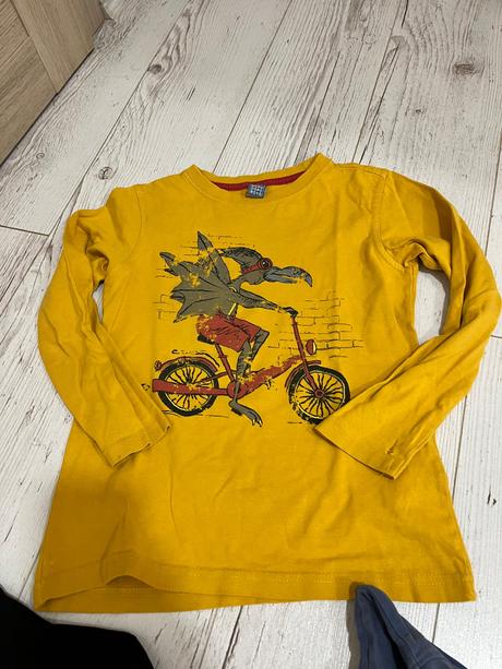 Tričko s dlhým rukavom 122/128 3+1, 122