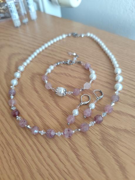 Set kremeň jahodový,