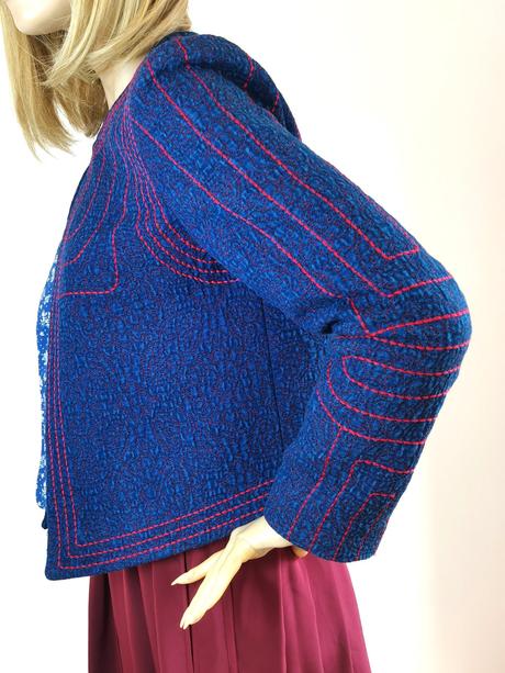 P_jean - originálny kabátik vo folklórnom štýle, m