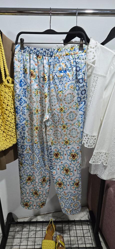 Saténové nohavice zara, zara,m