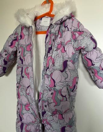 Zimný next overal s jednorožcami veľ. 104, next,104