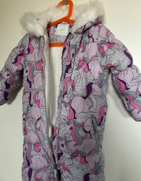 Zimný next overal s jednorožcami veľ. 104, next,104