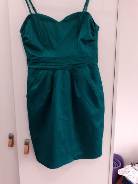 Zelené šaty, h&m,34