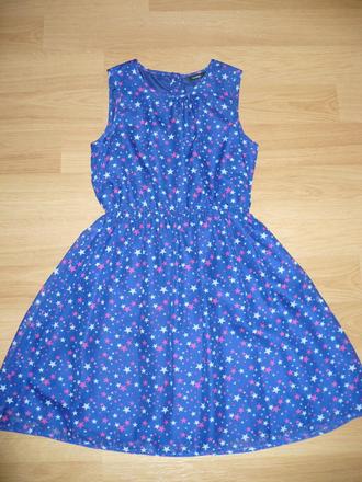 Modré šatičky s hviezdičkami, george,152