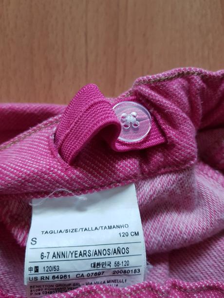 Elasické rifle benetton - veľkosť s - 120, benetton,116