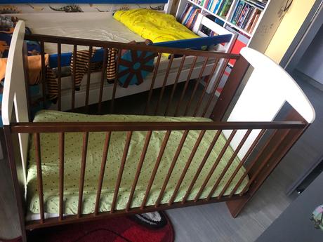 Detská postieľka žirafa, šírka (cm): 60,dĺžka (cm): 120