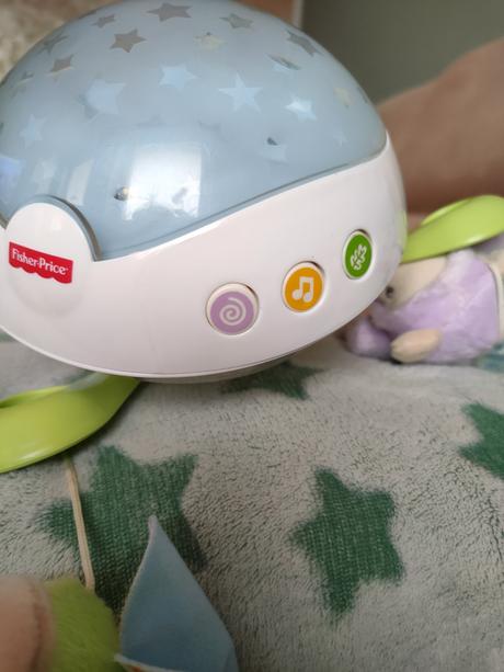 Kolotoč nad postieľku fisher price,