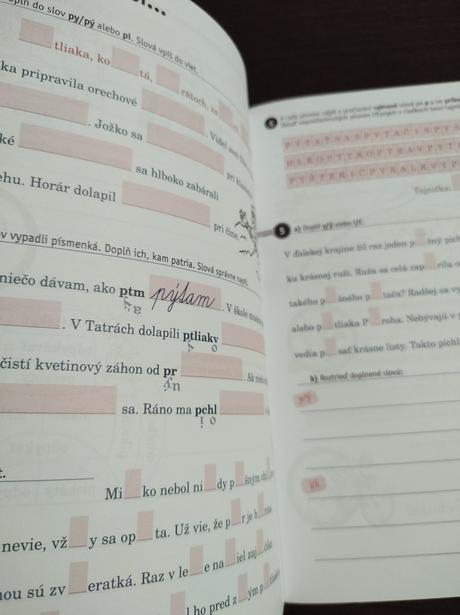 Zošit vybrané slová, 