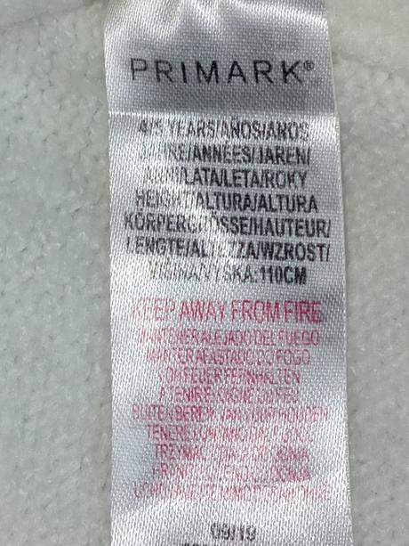 Dievčenská huňatá mikina s jednorožcom (4-5r.), primark,110