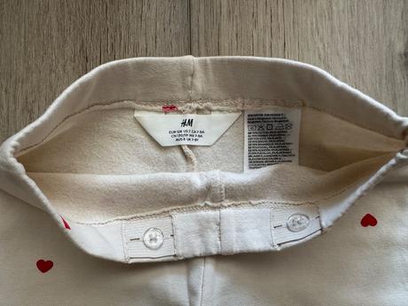 Legínky h&m srdiečka 128, h&m,128