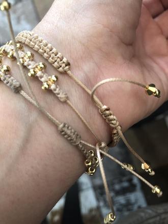 Set 2 naramkov s koralikmi,