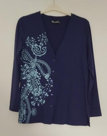 Ľahučký svetrík na gombíky, m