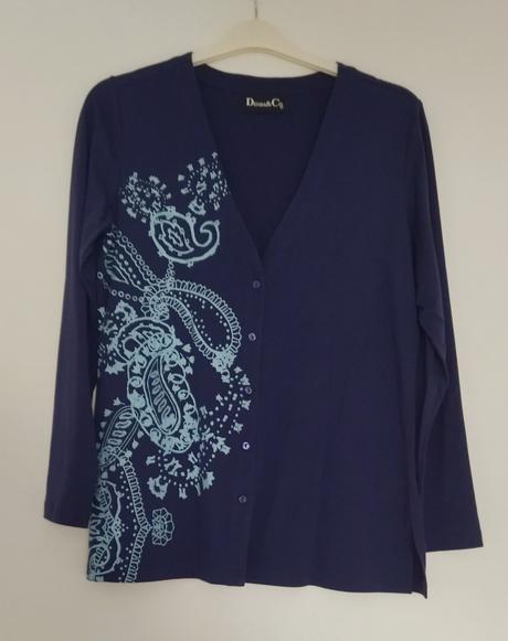 Ľahučký svetrík na gombíky, m