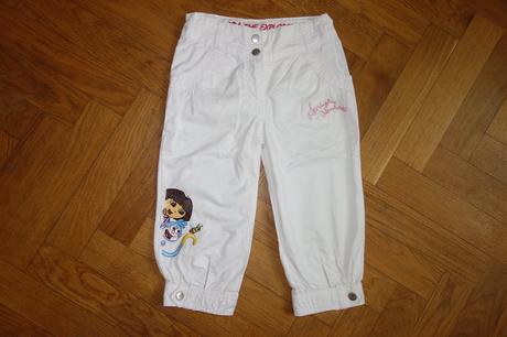 Vyšívané nohavice dora, nickelodeon,104