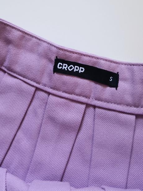 Skladaná mini sukňa cropp, s