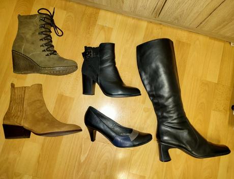 Šedohnedé nad kotníkové čižmy s platformou, 38