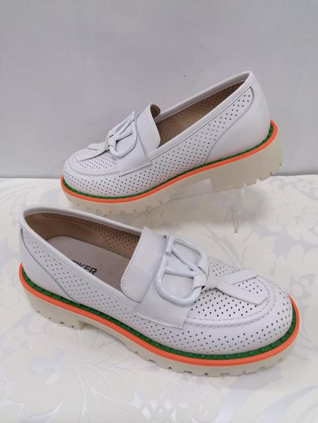 Dámske kožené mokasíny 23220575 z,b,ca, 36 - 41