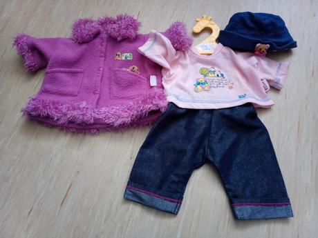 Chou chou sada kožúšok+pyžamo 48cm,