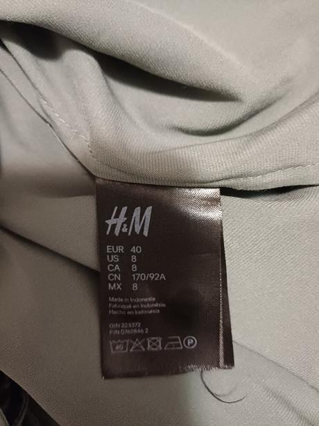 Khaki blúzka, h&m,s