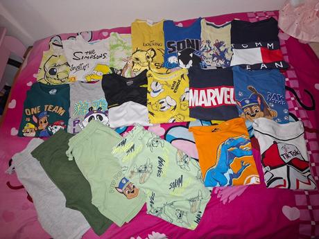 Mega veľký balík letného oblečenia, 122–134