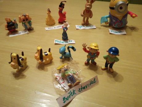 Hračky, postavičky,