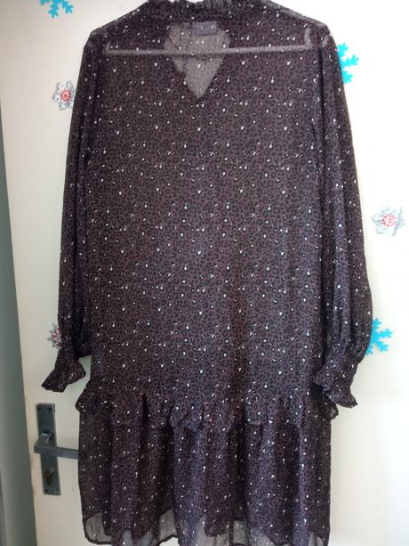 Transparentná blúzková tunika resp.šaty, l