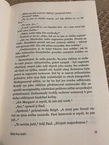 Muž bez tváře caimh mcdonnell satira ťažké detstvo, 