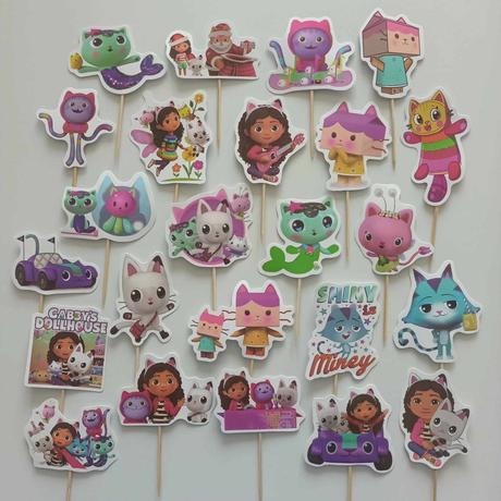 Tortový zápich gabby (15ks),