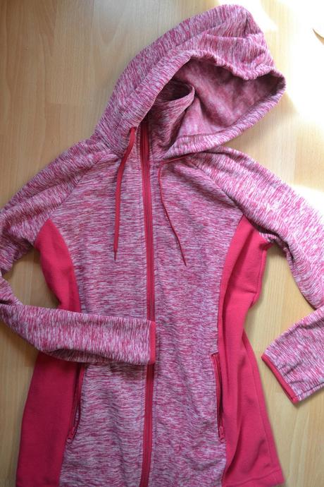 Dlhšia mikina na zips s kapucňou s/m, m
