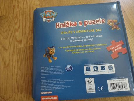 Knižka s puzzle, 
