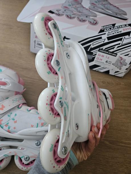 Korcule na lad 2v1 aj kolieska velkost 33-36, 33