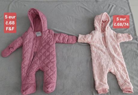 Oblečenie dievča veľkosť 56,62,68,74, 56