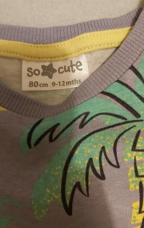 Set tričiek s krátkym rukávom 80, pepco,80