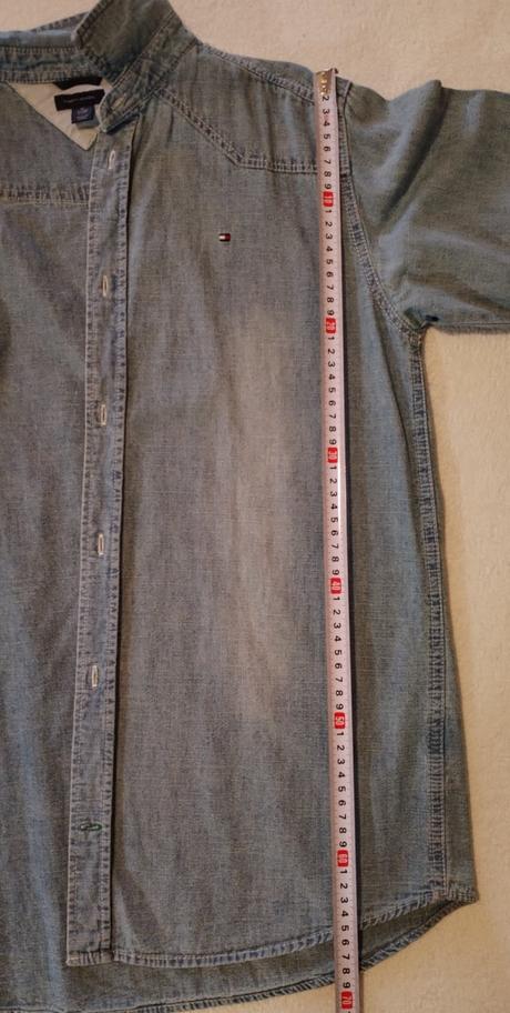 Riflová košeľa, tommy hilfiger,m