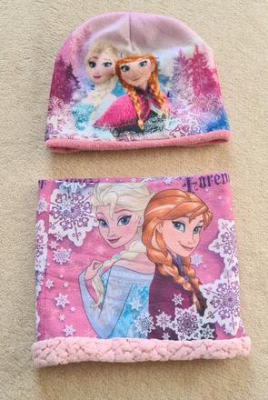 Súprava čiapka a nákrčník frozen, disney,98