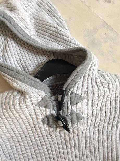 Luxusný hrubý sveter/bunda l - xl, l