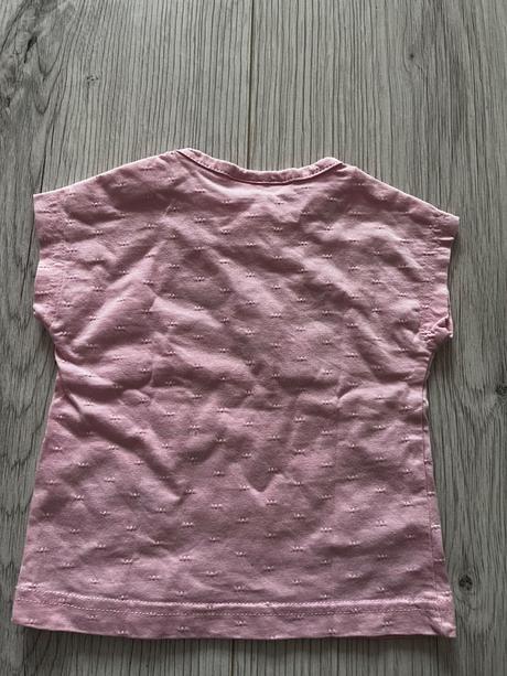 Utešené ružové tričko ako nové, coccodrillo,74