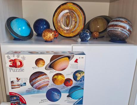 Planetárna sústava 522 dielikov 3d, 