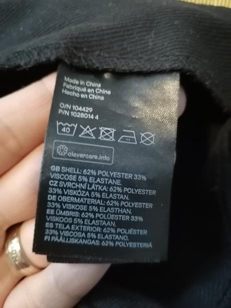 Zvonové nohavice bootcut, h&m,38