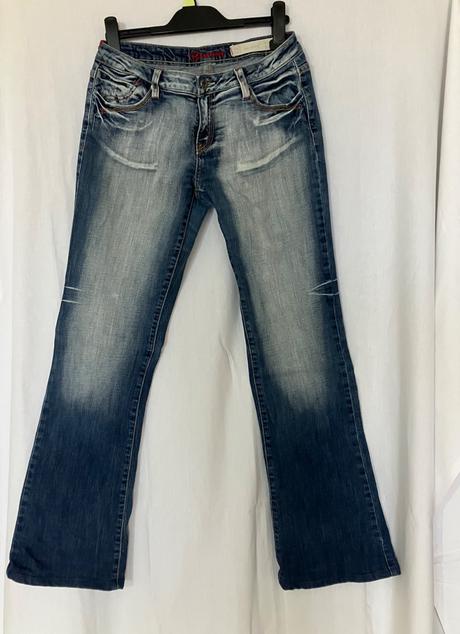 Dámske modré y2k low waist rifle vintage, l