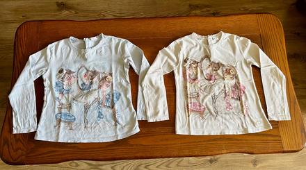 Tričká mayoral s dievčatami - dvojset, mayoral,128