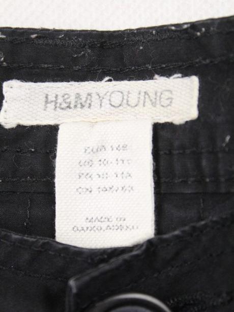 Tenké kraťasy možnosť vyhrnúť h&m veľ. 11 r., h&m,146