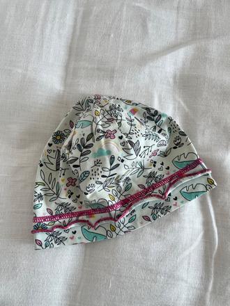 Detská bavlnená čiapka s farebným vzorom, 46
