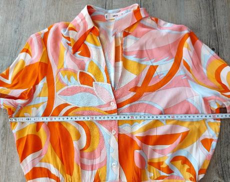 Oranžové minišaty, mango,m