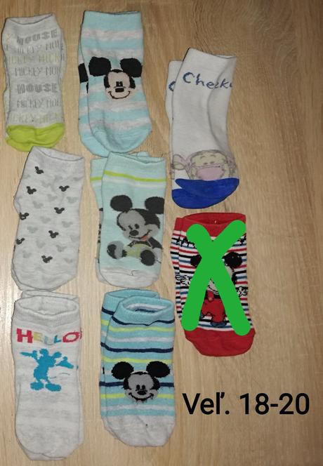 Ponožky mickey, disney,18