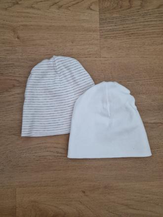 2x čiapočka h&m, 0-1 m, h&m,50