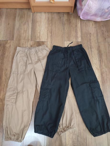 Dievčenské nohavice, h&m,128