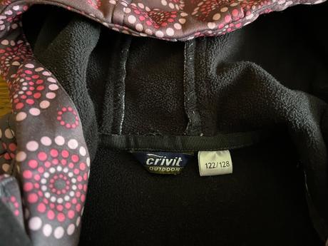 Softshellová outdoor bunda s mandalami 122/128, crivit,122